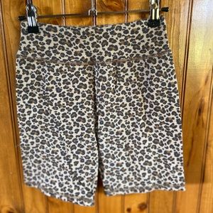 Leopard bike shorts